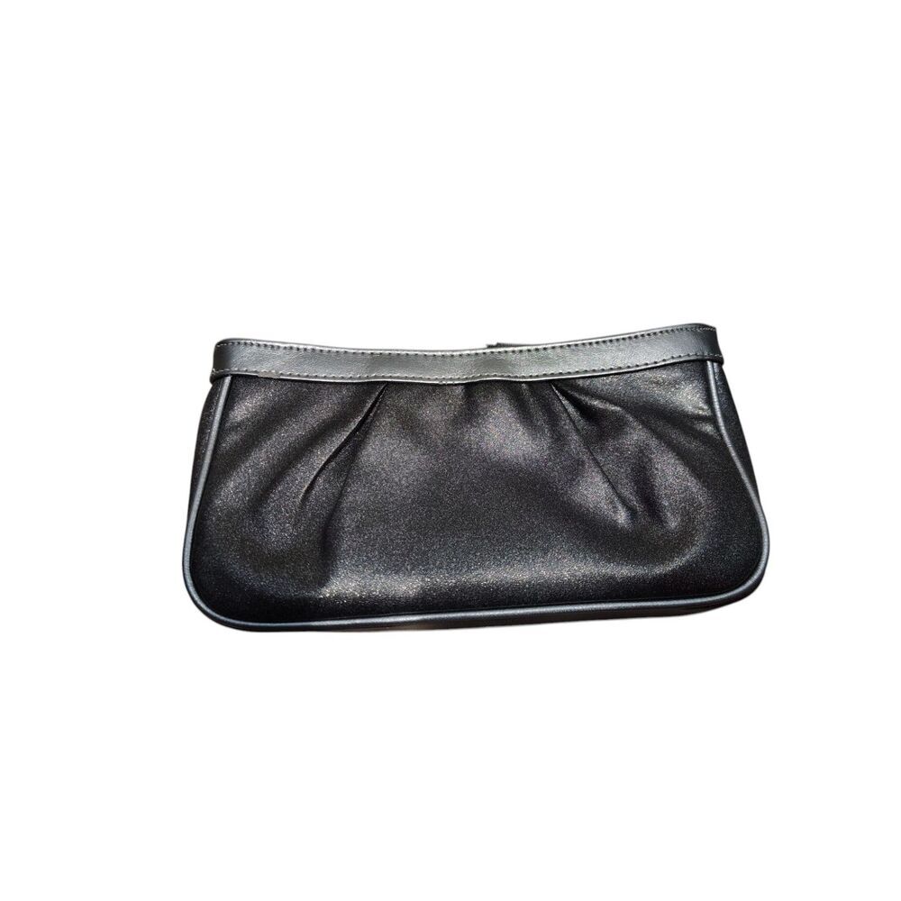 The Body Shop Black and Silver Shiny mini bag